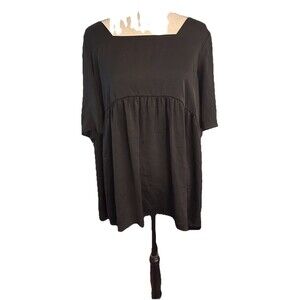 Isabel Maternity XL Black Blouse